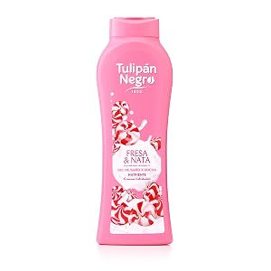 Gel douche Tulipán Negro – Fraise & Crème (Fresa & Nata)